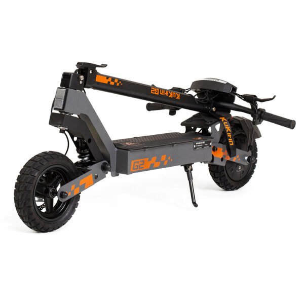 Kukirin G2 Foldable Electric Scooter 2025 Upgrade 800W Motor 48V 15.6Ah Battery 10-inch Tire 45km/h Max Speed 55km Range Touchscreen Display Disc Brake 7 Light System - Black - Image 3