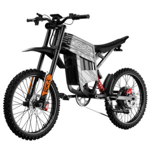 EKXBIKE TX1 Electric Bike, 3000W Motor, 60V 30Ah Battery, 80km/h Max Speed, 120km Range, 19-Inch Off-Road Tires, Hydraulic Disc Brake, Front & Rear Hydraulic Shock Absorbers, Shimano 7-speed